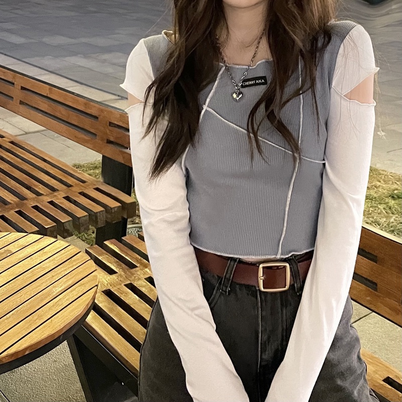 Áo Thun Tay Dài In Chữ Thời Trang Dành Cho Nữ