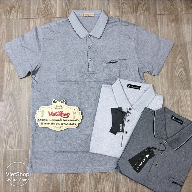 Áo thun nam trung niên cộc tay ( 3 màu ) | BigBuy360 - bigbuy360.vn