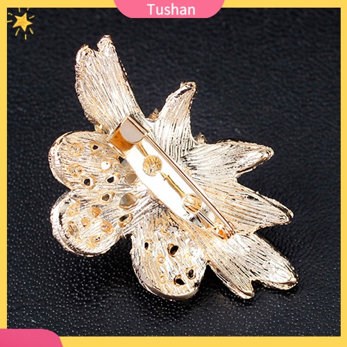 Trâm Cài Áo Hình Hoa Đính Đá &amp; Ngọc Trai Giả 12 Cái