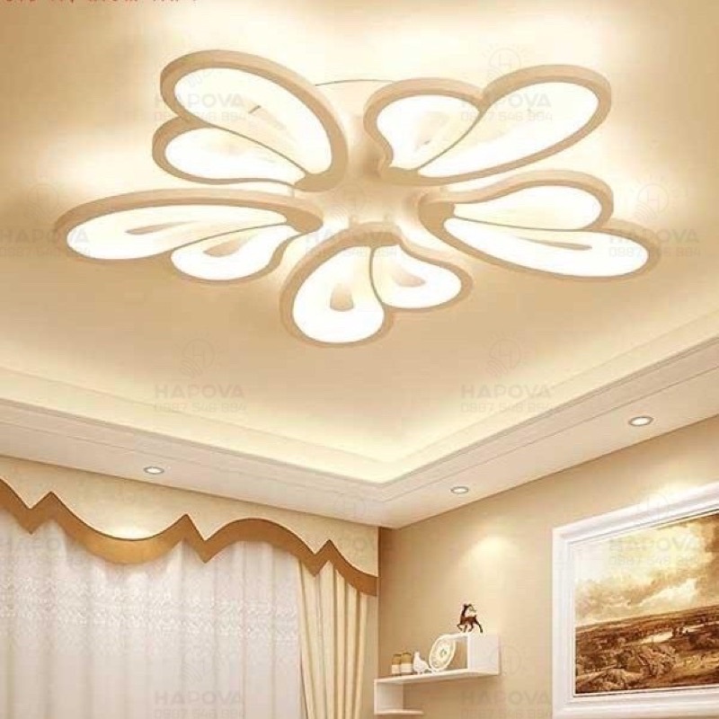 Đèn ốp trần trang trí HAPOVA BIRAN 5 cánh OT 2080