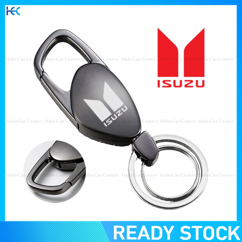 Móc Khóa Kim Loại Hình Logo Isuzu Sáng Tạo