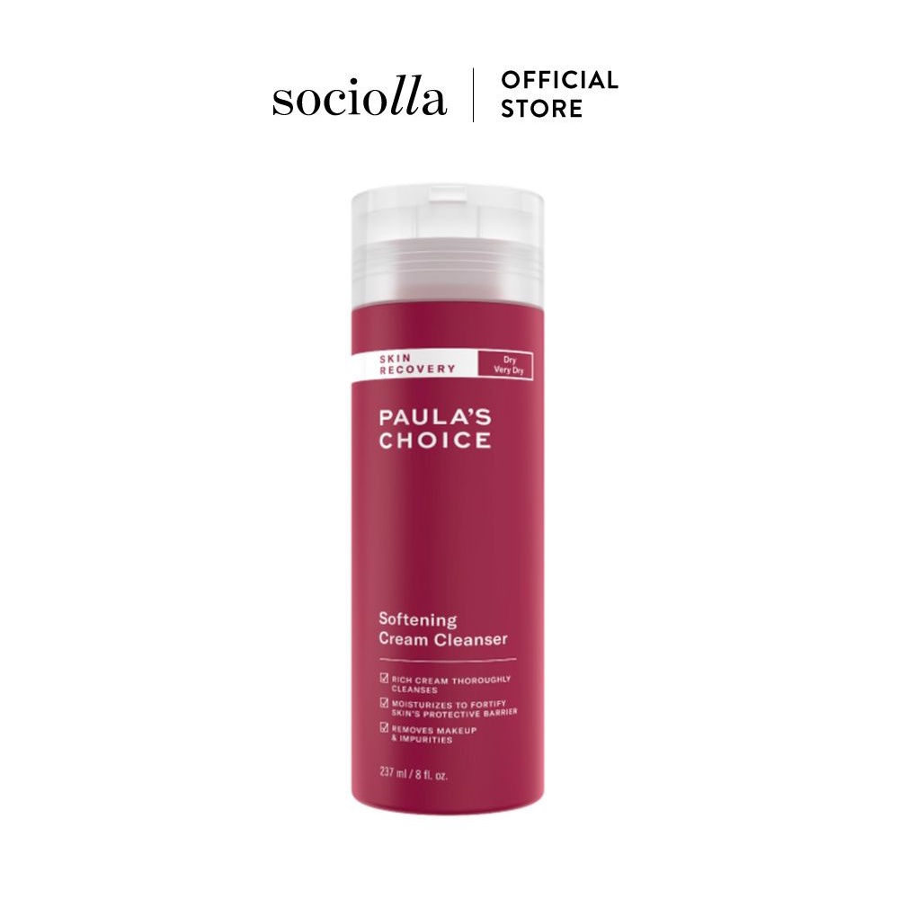 Sữa Rửa Mặt Dành Cho Da Khô Paula's Choice Skin Recovery Softening Cream Cleaser 237 ml