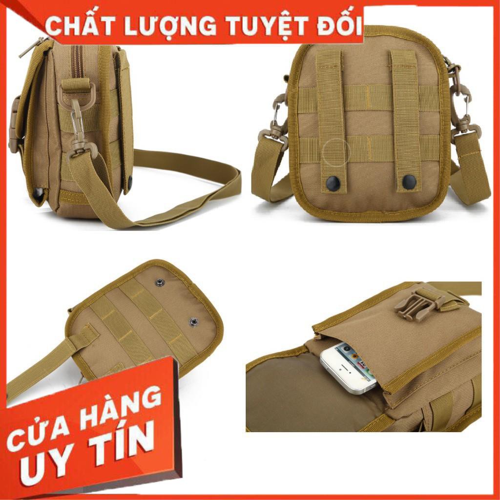 [ XẢ KHO 3 NGÀY ] Túi Đeo Chéo Vuông Phong Cách Army - Quai + Vải Dù Độ Bền Cao - BH 3 Tháng Sử Dụng RiBô