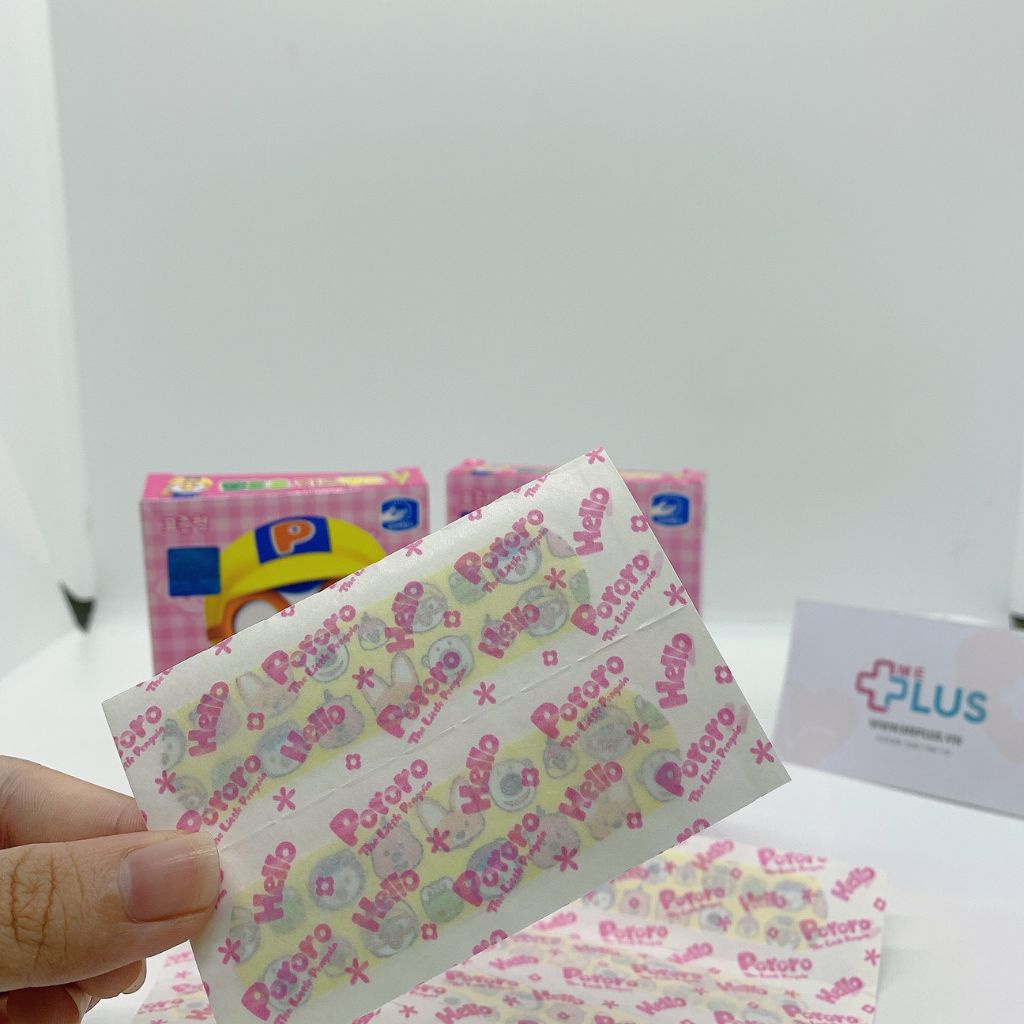 Băng Keo Cá Nhân Kids Band Young Chemical Vina 72 Mm X 18 Mm  in hình ngộ nghĩnh cho bé