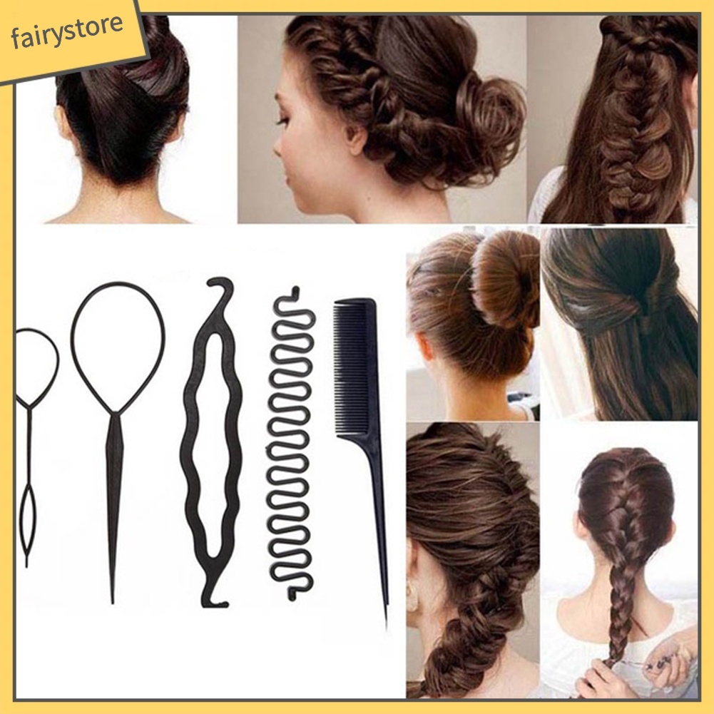 Set 5 Dụng Cụ Tạo Kiểu Tóc Cho Nữ