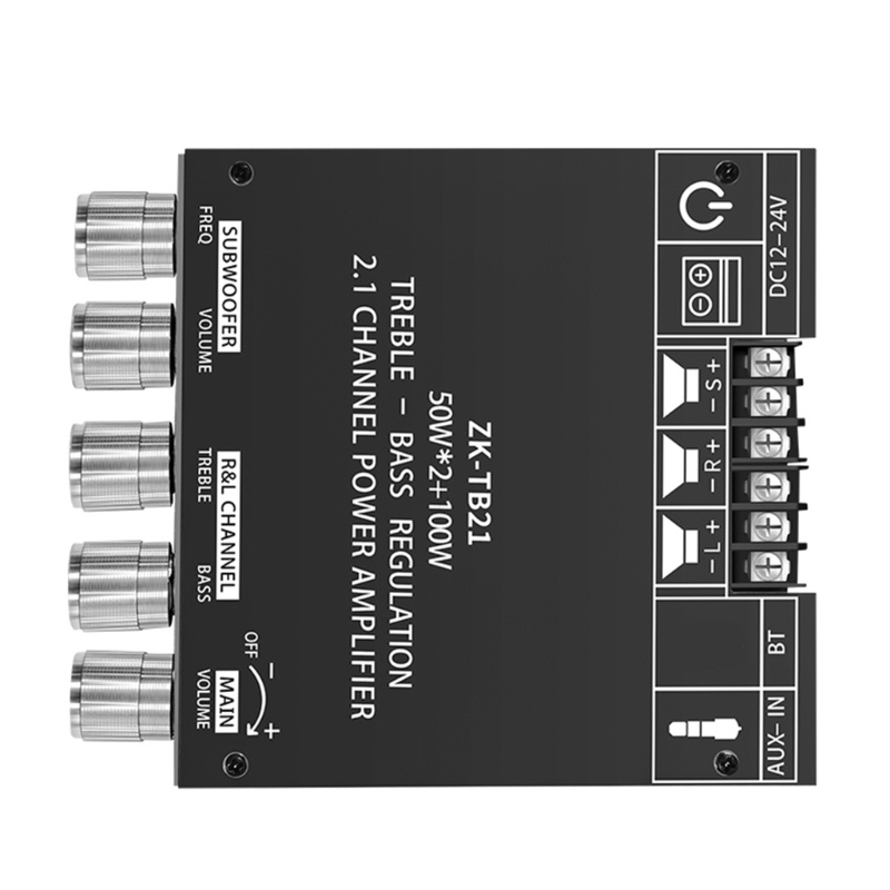 Bảng Mạch Khuếch Đại Âm Thanh Kỹ Thuật Số Công Suất Cao 50Wx 2 + 100W ZK-TB21