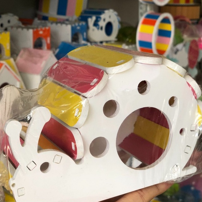 Nhà ngủ XỐP ỐC SÊN cho hamster, sóc, bọ, nhím, thú nhỏ