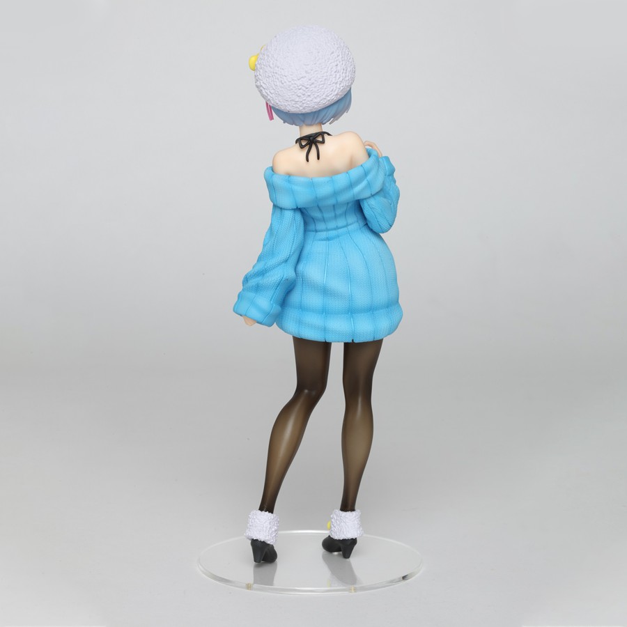 Mô Hình Figure Chính Hãng Anime Re:Zero Bắt Đầu Ở Một Thế Giới Khác, REM - Precious Figure - Knit Dress ver., Taito