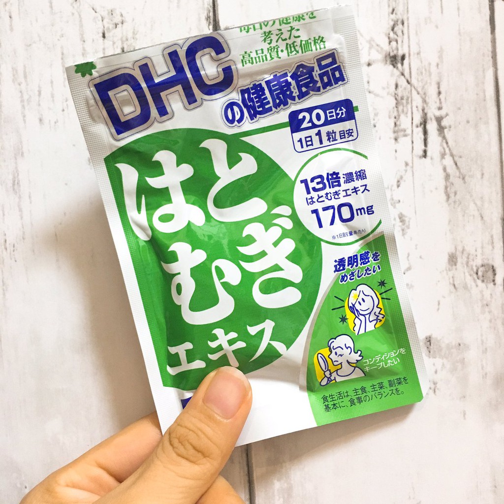 Viên uống Trắng da DHC Nhật Bản Adlay Extract - Gói 20&60 ngày - Duan.Cosmetic