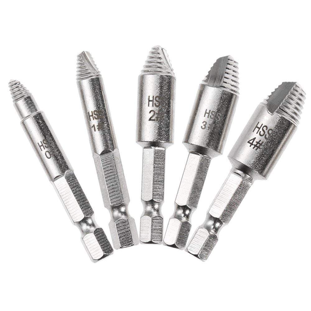 Bộ 5 dụng cụ bằng thép tốc độ cao tháo ốc vít bu lông gãy dễ mang đi YYDS store
