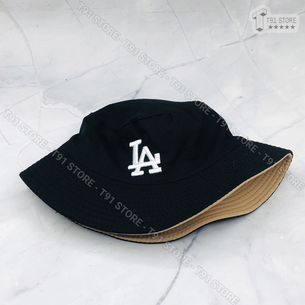 Nón bucket LA hai mặt Unisex dùng được cho cả nam và nữ - Mũ tròn vành hottrend năm nay thích hợp đi biển, đi chơi