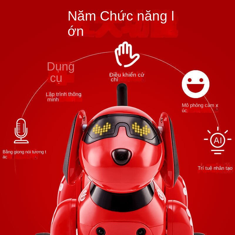 Đồ Chơi Robot Thông Minh Wangzai Xiaoliu Có Giọng Nói Và Con Chó Nhảy Múa Đi Bộ Chất Lượng Tốt