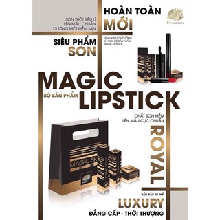 [Auth - Có sẵn] Son lì Magic lipstick -  Siêu Lì, Siêu mềm môi, Siêu Sang, Siêu Đẹp