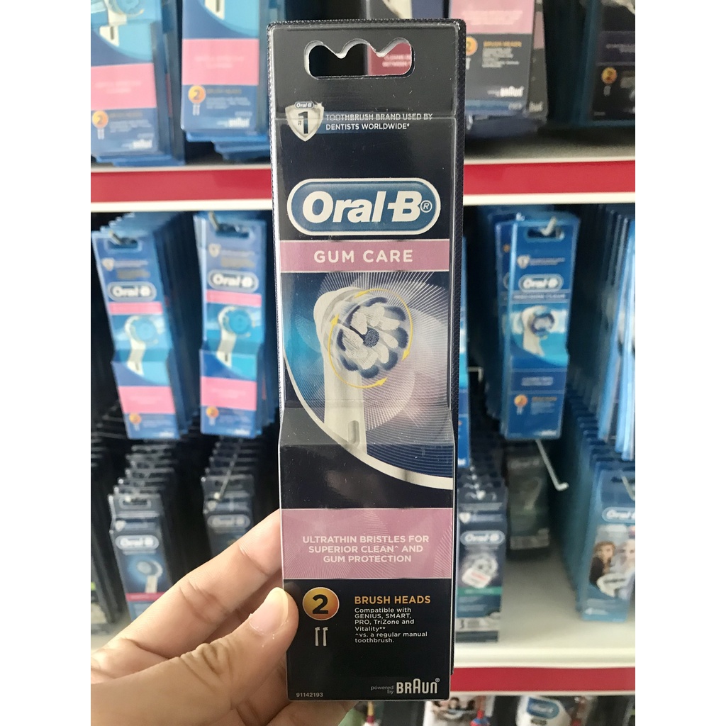 Đầu Bàn Chải Điện Oral-B Braun Cho Người Lớn - Đủ Loại Đầu Thay Thế Bàn Chải Oral-B, Vỉ 2,3,4,5