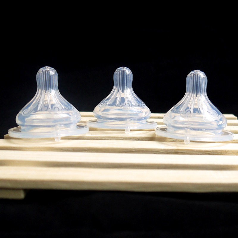 Bình Sữa Bằng Silicone Cho Bé Sơ Sinh