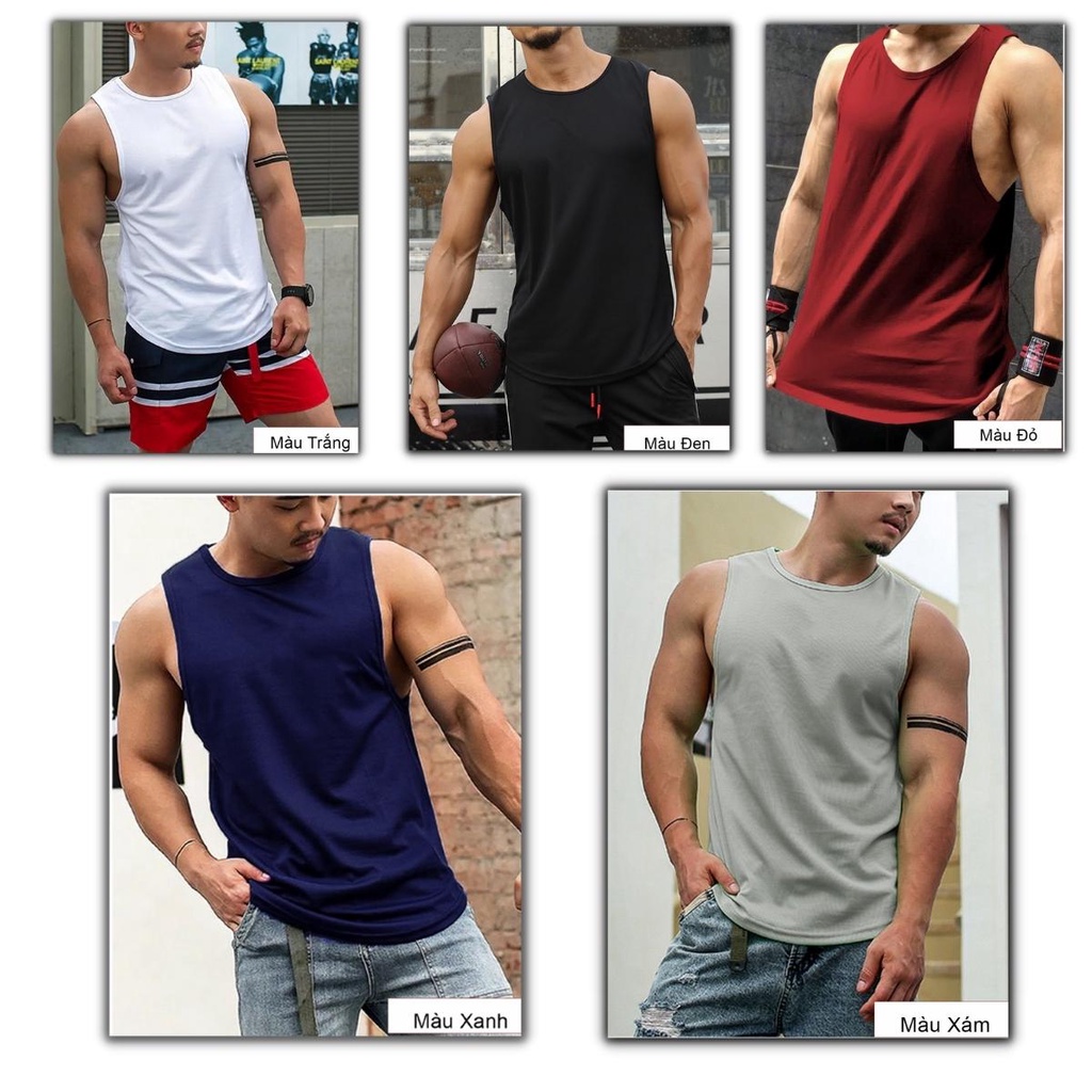 Áo sát nách nam ba lỗ thể thao Tanktop nam GUU SHOP