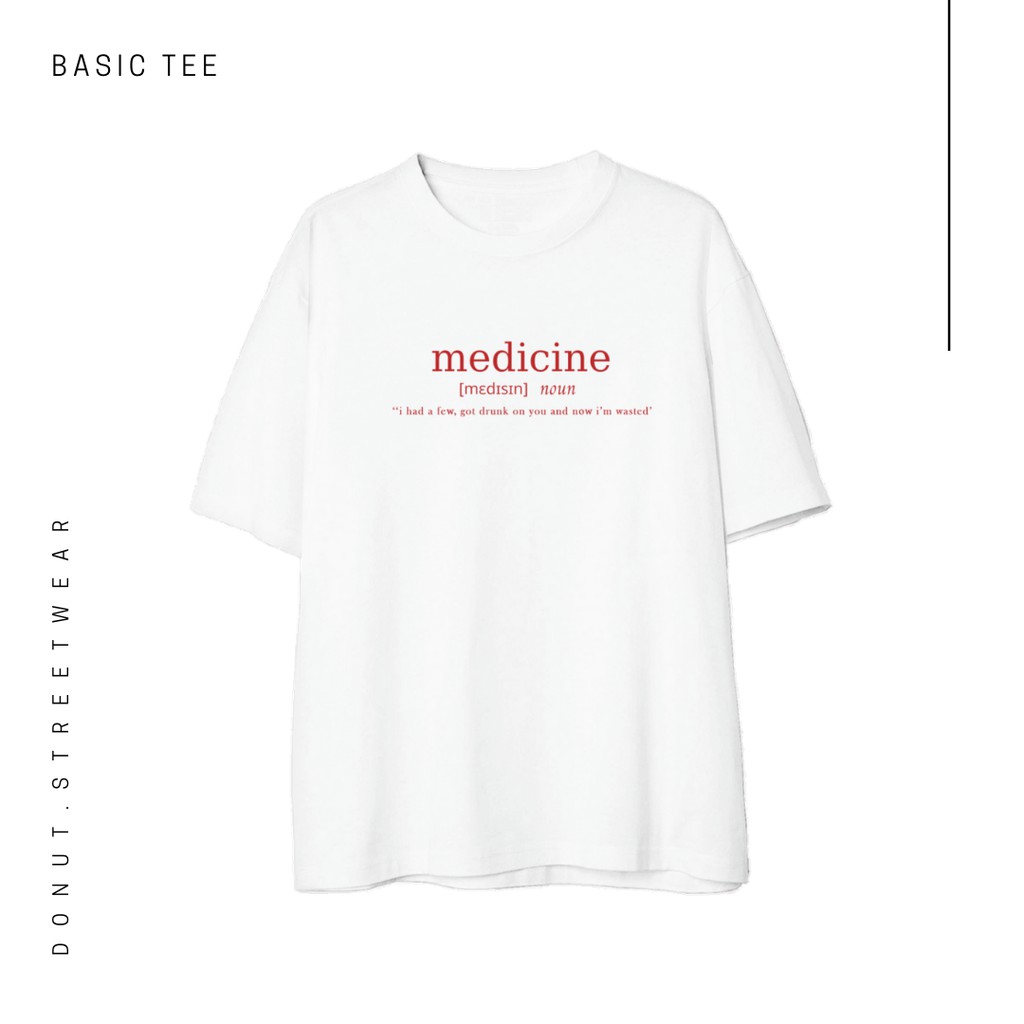 Áo thun cotton unisex Medicine