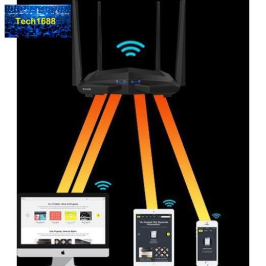 Các Bộ Phát Wifi Tenda AC1200 : AC11, AC10, AC7, AC6, AC5 - Nhiều Râu, Sóng Khoẻ