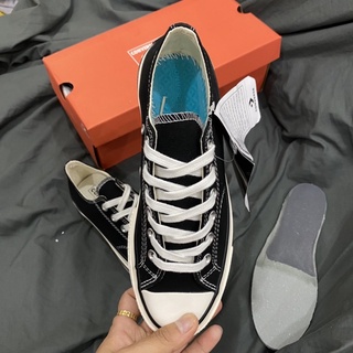 GIÀY CONVES LOW BLACK 1970S LAI AU [ FULL BOX + FREE SHIP ]