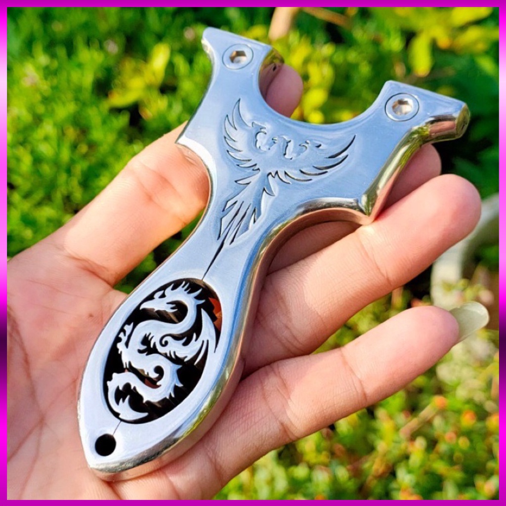 Ná Cao Su Cao Cấp Inox 304 Nguyên Khối Hình Rồng Phượng Siêu Đẹp  - NCS12