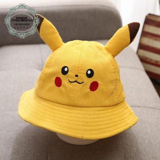 NÓN BUCKET PIKACHU VẢI NHUNG