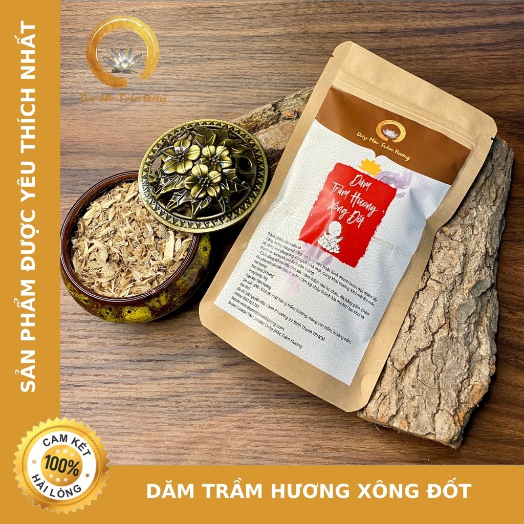 Dăm Trầm Hương Xông Đốt - Diệp Mộc Trầm Hương