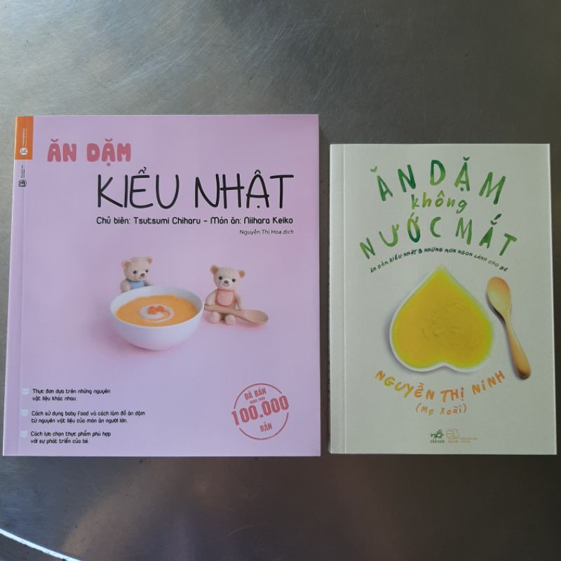 Sách - Combo 2 quyển Ăn dặm kiểu Nhật và Ăn dặm không nước mắt