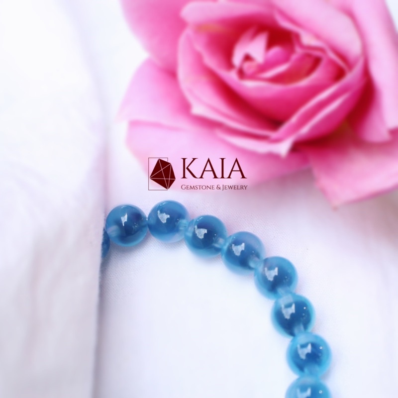 Vòng tay phong thủy Sugar Heart Agate May mắn bình an cho người mệnh thủy mệnh mộc - KAIA
