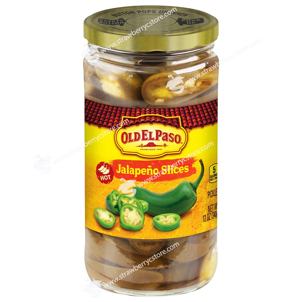 Ớt cắt ngâm Old Elpaso hiệu Jalapeno Slices 340g