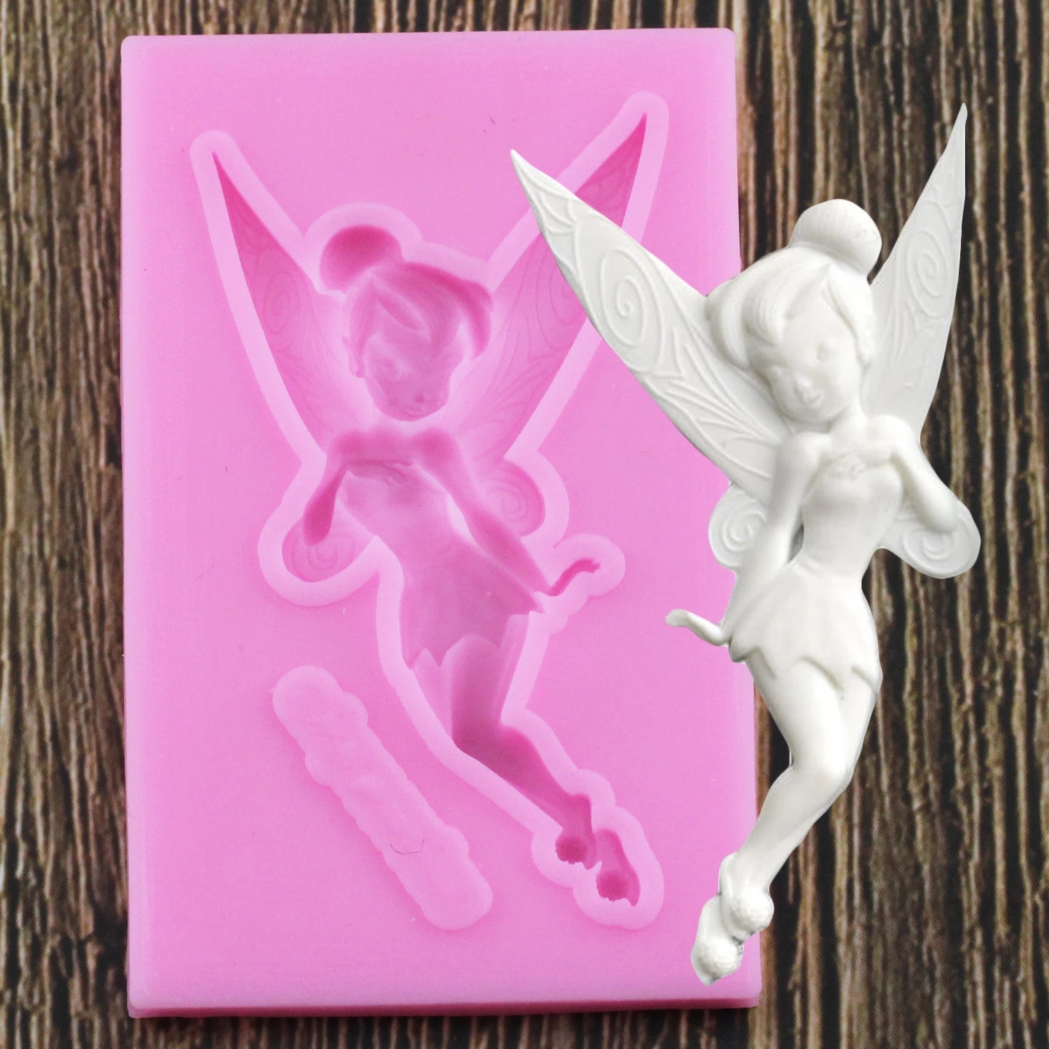 3D Childhood Flower Fairy Silicone Mold Gumpaste Chocolate Clay Baking Molds Fondant DIY Party Cake Decorating Tool