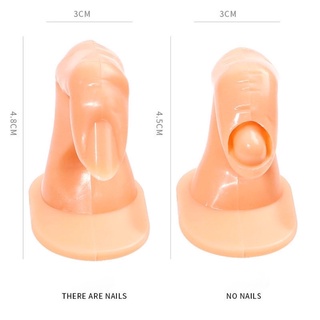 Ngón tay giả tập nail