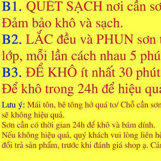 Chai xịt chống dột , chống thấm nước , Bình xịt chống thấm , dột , freeship , loại tốt có bảo hành