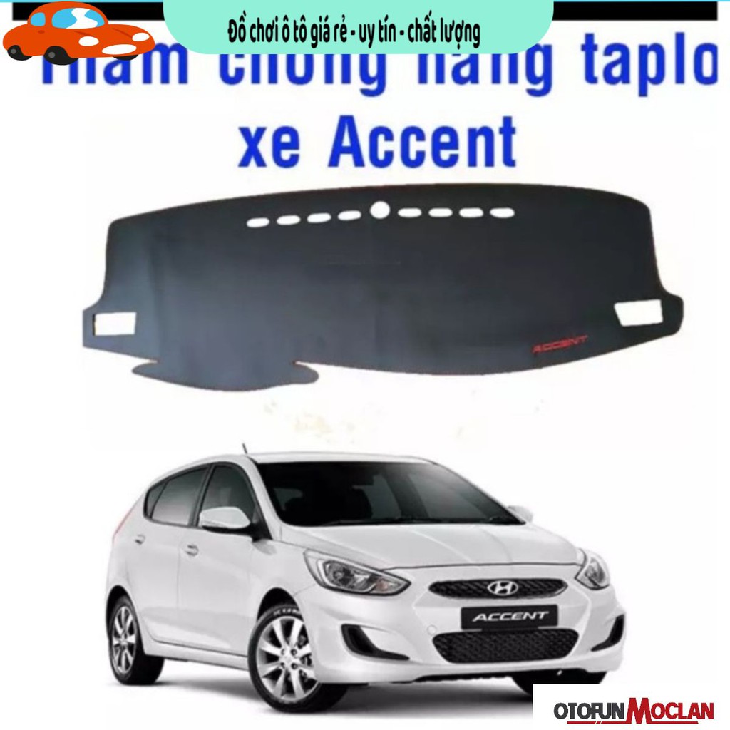 Thảm taplo da PU vân Carbon dùng cho xe HYUNDAI : i10, ACCENT, ELANTRA, KONA acent 2020