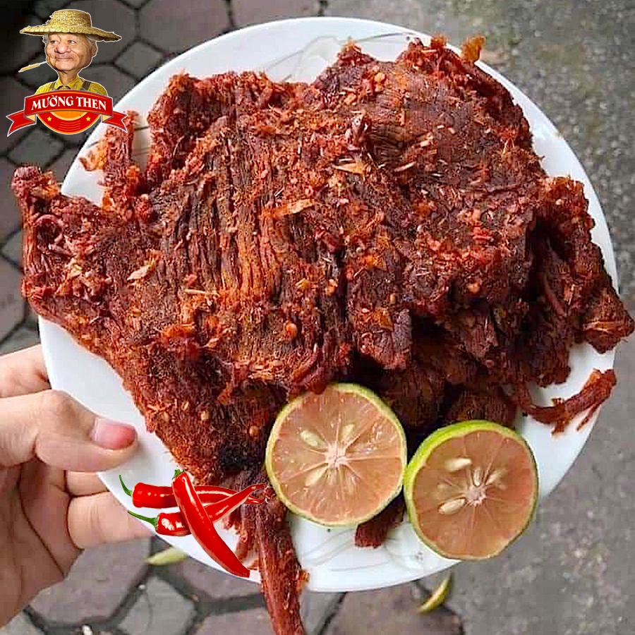 Khô Bò Miếng Hảo Hạng Mường Then, Thịt Bò Khô Ba Thu Đậm Vị Siêu Ngon | BigBuy360 - bigbuy360.vn