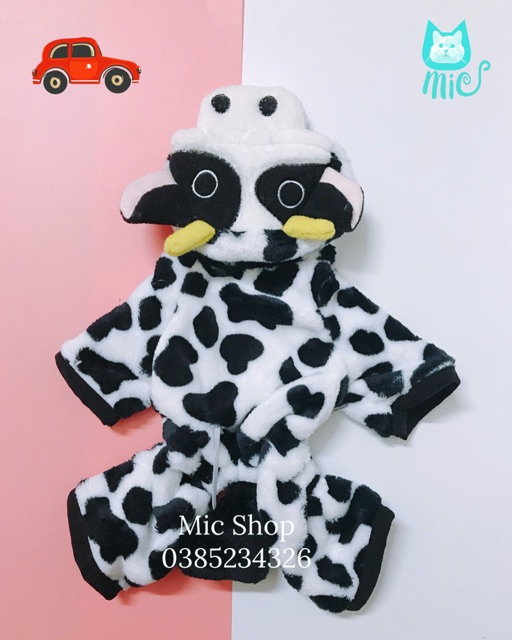 Bộ liền bò sữa 4 chân