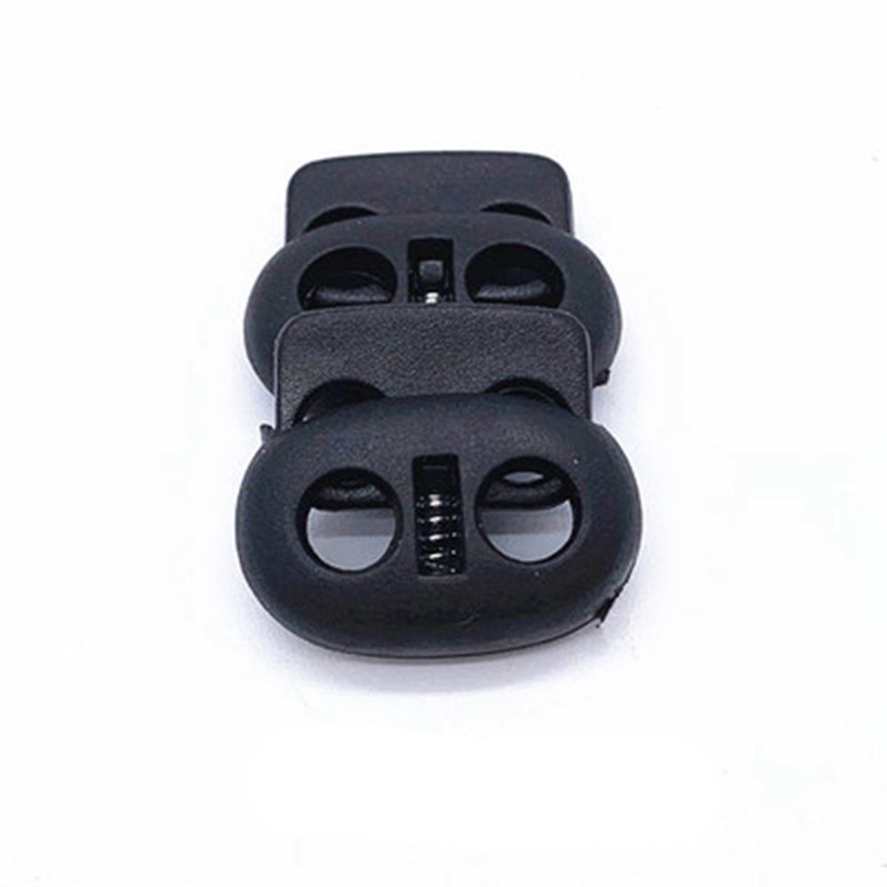 CONOPERY Set 20 nút bấm chặn dây giày thể thao bằng nhựa nhiều màu sắc kích thước 20x18mm 4mm chất lượng cao