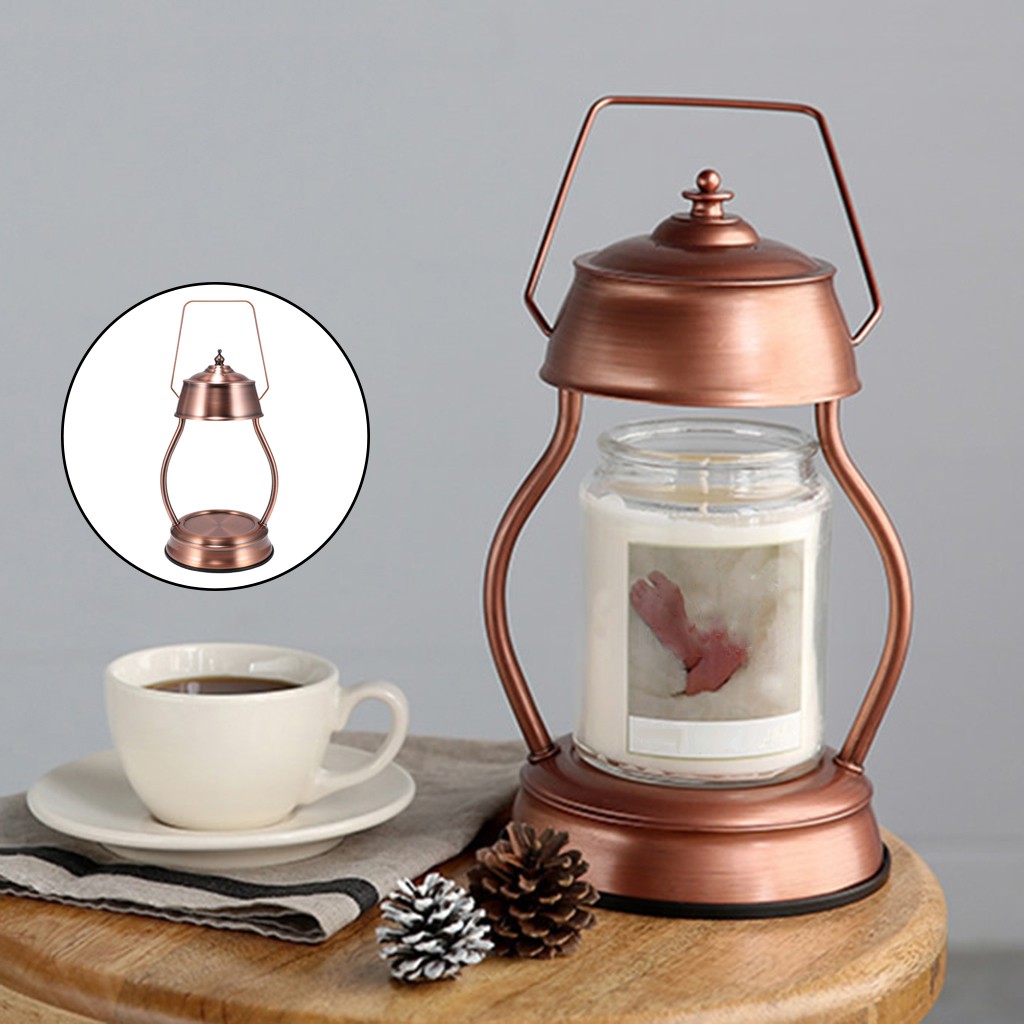 Wax Melt Candle Warmer Lamp Stepless Dimmable Table Light Home Office