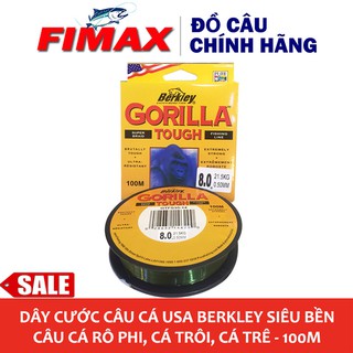 Dây cước câu cá rô phi, cá trê, cá trôi Berkley USA siêu bền 100M