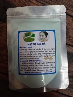 1kg Bột mặt nạ Dẻo Bạc Hà HandMade (giá sỉ)