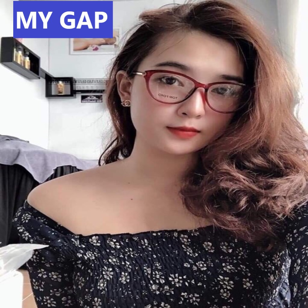 Gọng kính cận nữ mắt mèo , nhiều màu sắc thời trang 5190