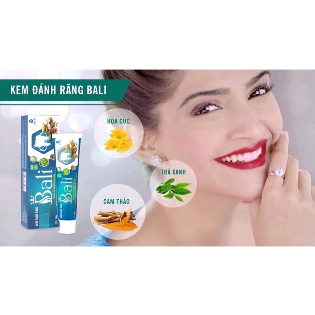 Kem đánh răng thảo dược BALI - Cho hơi thở thơm mát, nụ cười tỏa sáng