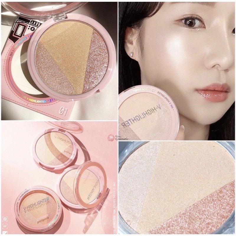 Phấn Bắt Sáng Ink V Highlighter 8.3g- 01 Radiance Shot