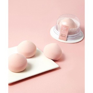 Bông phấn trang điểm MoChi Cup Cake Tán Kem Nền Siêu Mịn