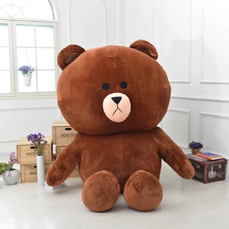 GẤU BROWN NÂU NHỒI BÔNG KHỔNG LỒ HÀNG FULL BÔNG ĐẦY ĐẶN MỀM MỊN