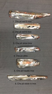 Ốp pô inox các dòng xe