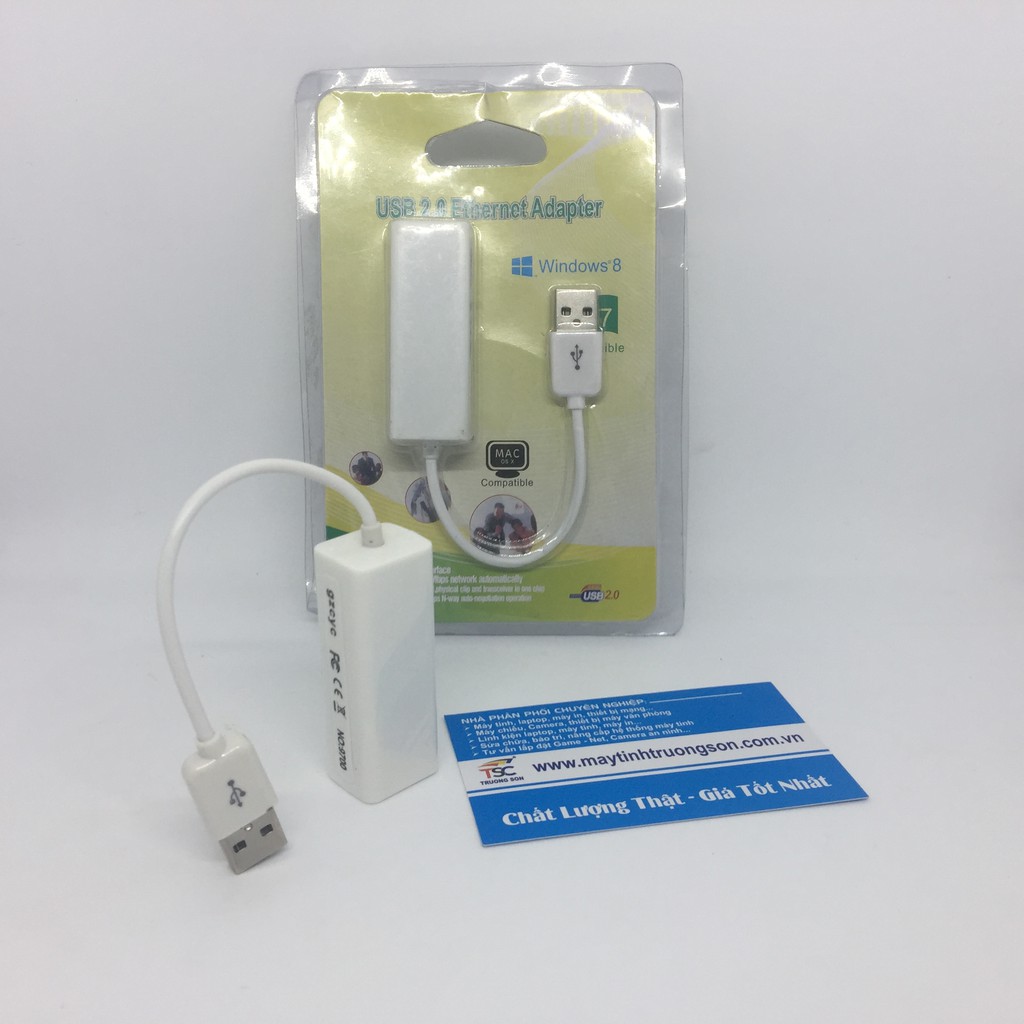 Cáp chuyển USB to LAN RJ45 1081 (Trắng) 040106