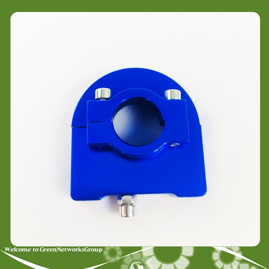 Cùm Ga Tăng Tốc Nhôm CNC Nguyên Khối Cho Mọi Loai Xe Máy Greennetworks (Màu Xanh Biển)