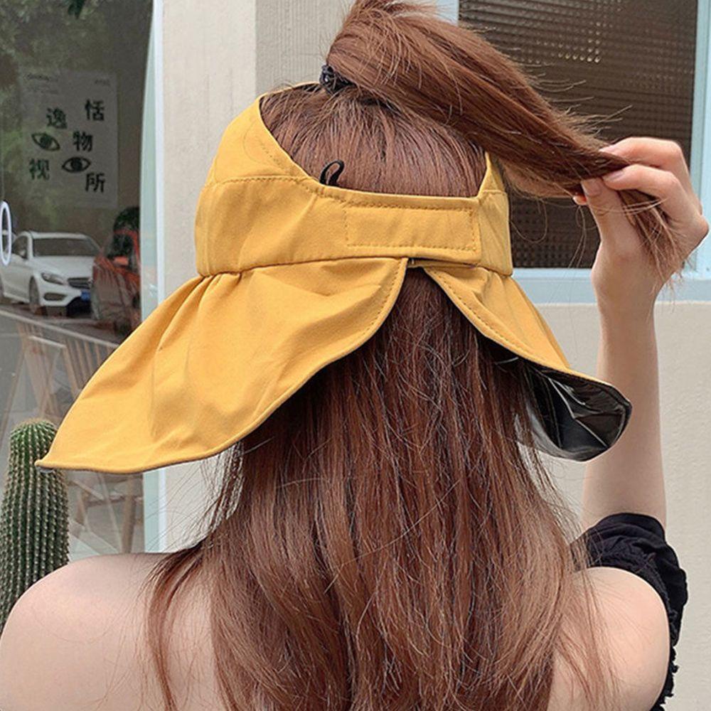 Nón Vành Chống Nắng Chống Tia UV Màu Sắc Đơn Giản Dành Cho Nữ