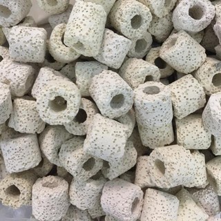 Sứ viên lỗ- vật liệu lọc xử lý bể cá sứ lỗ- sứ lọc nước- sứ lỗ lọc nước