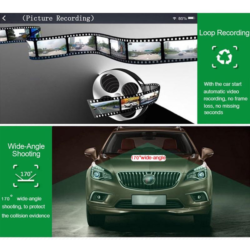 Máy Quay Hành Trình Dvr Kết Nối Wifi Cho Xe Hơi | BigBuy360 - bigbuy360.vn